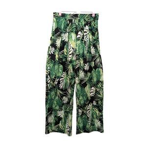 Philosophy Tropical Print Pants, Size S/P, Cute Pleated Front, Pockets!